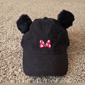 Disney Minnie Mouse Cap/Hat with Pom Pom ears